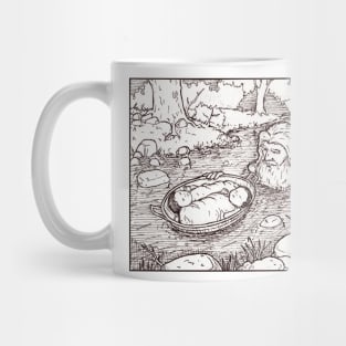 River god and the twins Mug